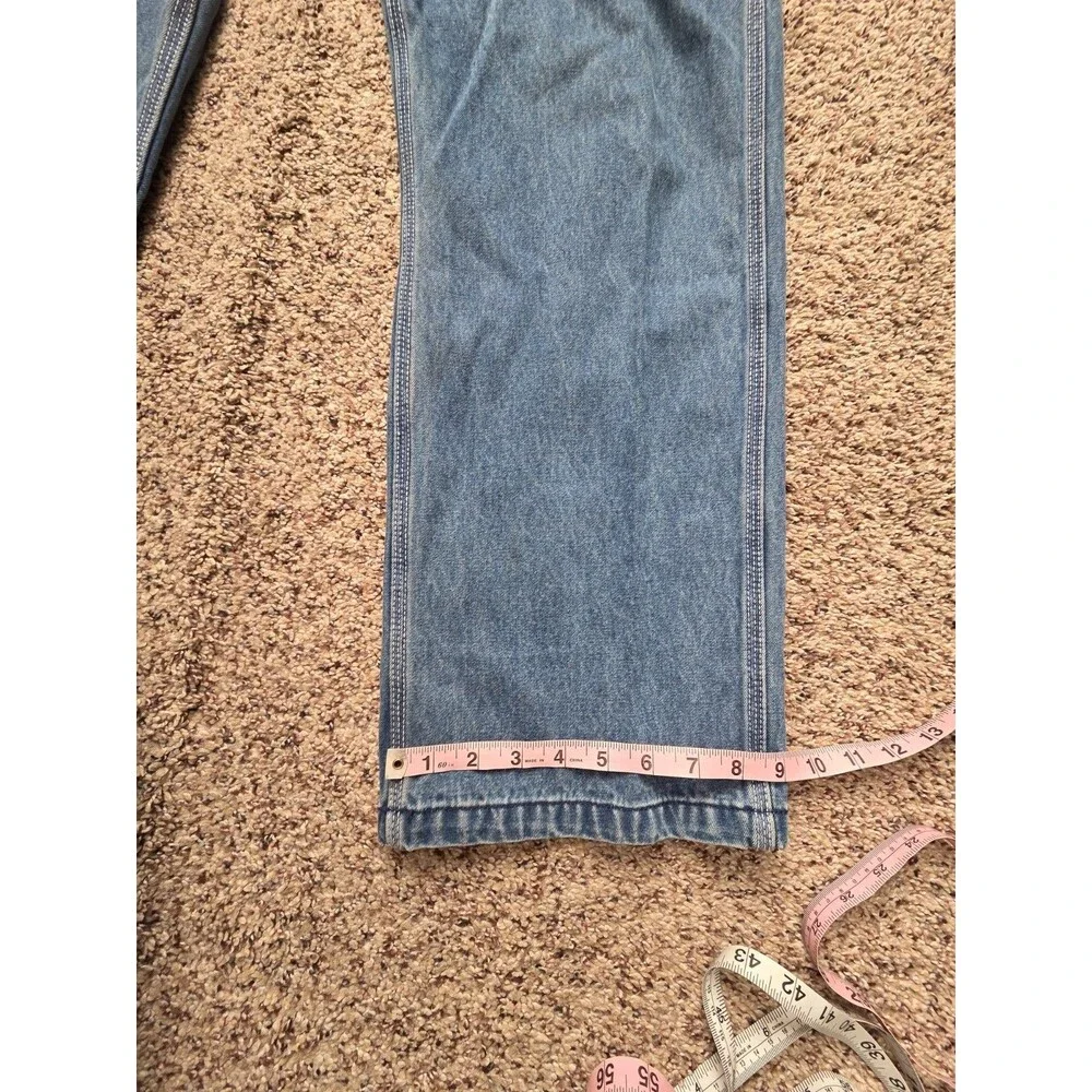 Vintg Big Smith Mens Denim Carpenter Bib Overalls Work Utility Overall 36"*32" - Picture 8 of 10